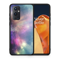 Thumbnail for Θήκη OnePlus 9 Pro Rainbow Galaxy από τη Smartfits με σχέδιο στο πίσω μέρος και μαύρο περίβλημα | OnePlus 9 Pro Rainbow Galaxy case with colorful back and black bezels