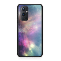 Thumbnail for OnePlus 9 Pro Rainbow Galaxy θήκη από τη Smartfits με σχέδιο στο πίσω μέρος και μαύρο περίβλημα | Smartphone case with colorful back and black bezels by Smartfits