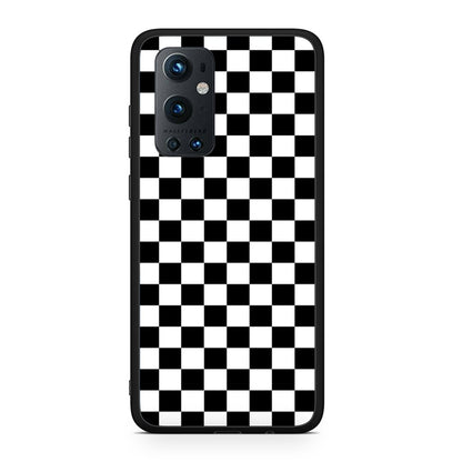 OnePlus 9 Pro Squares Geometric θήκη από τη Smartfits με σχέδιο στο πίσω μέρος και μαύρο περίβλημα | Smartphone case with colorful back and black bezels by Smartfits
