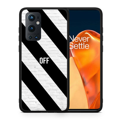 Θήκη OnePlus 9 Pro Get Off από τη Smartfits με σχέδιο στο πίσω μέρος και μαύρο περίβλημα | OnePlus 9 Pro Get Off case with colorful back and black bezels
