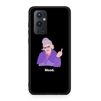OnePlus 9 Pro Grandma Mood Black θήκη από τη Smartfits με σχέδιο στο πίσω μέρος και μαύρο περίβλημα | Smartphone case with colorful back and black bezels by Smartfits