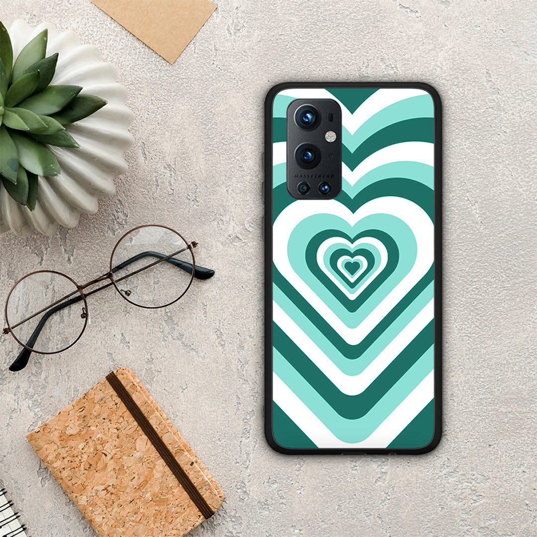 Green Hearts - OnePlus 9 Pro θήκη