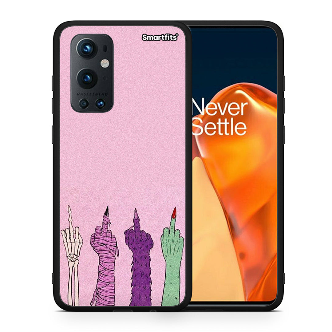 Θήκη OnePlus 9 Pro Halloween Be A Lady από τη Smartfits με σχέδιο στο πίσω μέρος και μαύρο περίβλημα | OnePlus 9 Pro Halloween Be A Lady case with colorful back and black bezels