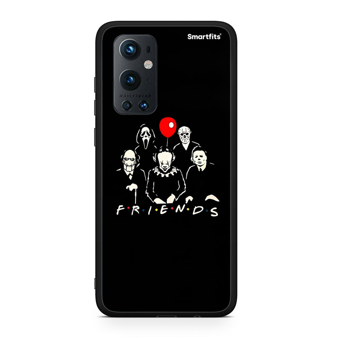 OnePlus 9 Pro Halloween Friends Θήκη από τη Smartfits με σχέδιο στο πίσω μέρος και μαύρο περίβλημα | Smartphone case with colorful back and black bezels by Smartfits
