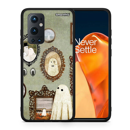 Θήκη OnePlus 9 Pro Halloween Ghost Season από τη Smartfits με σχέδιο στο πίσω μέρος και μαύρο περίβλημα | OnePlus 9 Pro Halloween Ghost Season case with colorful back and black bezels