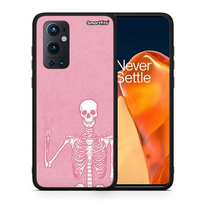 Θήκη OnePlus 9 Pro Halloween Motivation από τη Smartfits με σχέδιο στο πίσω μέρος και μαύρο περίβλημα | OnePlus 9 Pro Halloween Motivation case with colorful back and black bezels