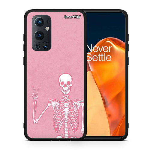Θήκη OnePlus 9 Pro Halloween Motivation από τη Smartfits με σχέδιο στο πίσω μέρος και μαύρο περίβλημα | OnePlus 9 Pro Halloween Motivation case with colorful back and black bezels