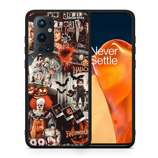 Θήκη OnePlus 9 Pro Halloween Spooky Season από τη Smartfits με σχέδιο στο πίσω μέρος και μαύρο περίβλημα | OnePlus 9 Pro Halloween Spooky Season case with colorful back and black bezels