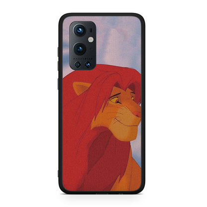 OnePlus 9 Pro Lion Love 1 Θήκη Αγίου Βαλεντίνου από τη Smartfits με σχέδιο στο πίσω μέρος και μαύρο περίβλημα | Smartphone case with colorful back and black bezels by Smartfits