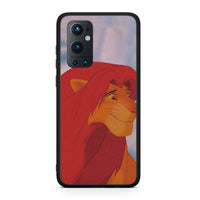 Thumbnail for OnePlus 9 Pro Lion Love 1 Θήκη Αγίου Βαλεντίνου από τη Smartfits με σχέδιο στο πίσω μέρος και μαύρο περίβλημα | Smartphone case with colorful back and black bezels by Smartfits