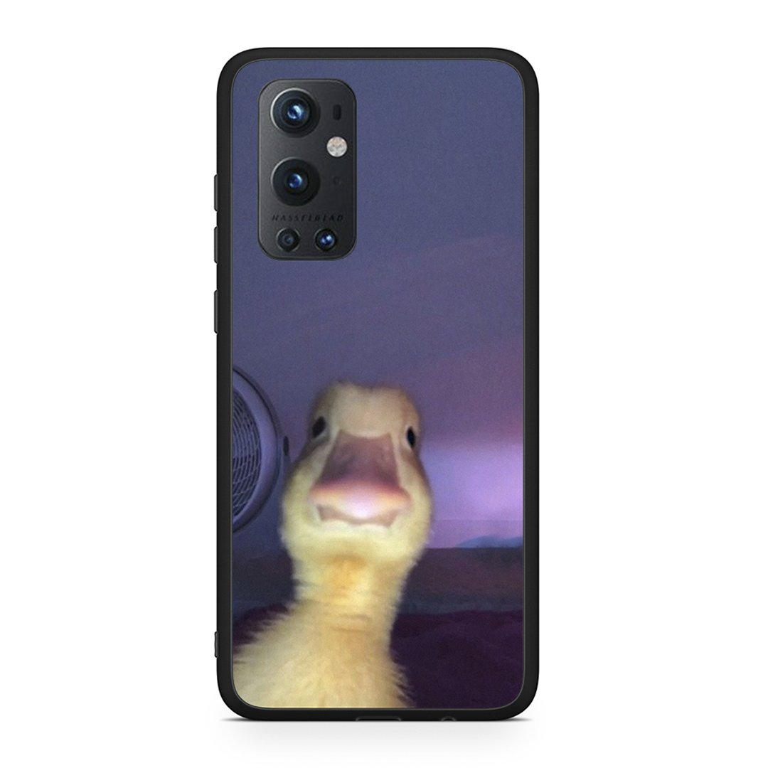 OnePlus 9 Pro Meme Duck θήκη από τη Smartfits με σχέδιο στο πίσω μέρος και μαύρο περίβλημα | Smartphone case with colorful back and black bezels by Smartfits
