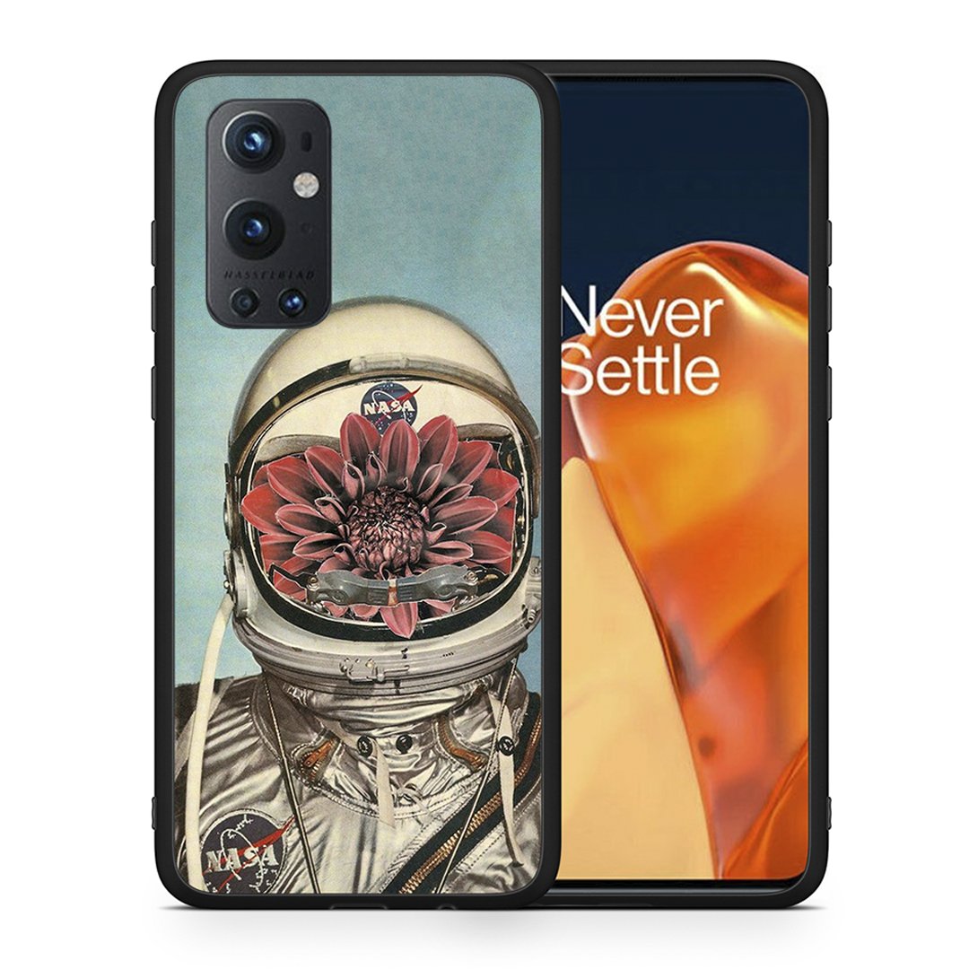 Θήκη OnePlus 9 Pro Nasa Bloom από τη Smartfits με σχέδιο στο πίσω μέρος και μαύρο περίβλημα | OnePlus 9 Pro Nasa Bloom case with colorful back and black bezels