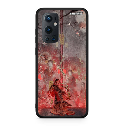OnePlus 9 Pro Nezuko Kamado θήκη από τη Smartfits με σχέδιο στο πίσω μέρος και μαύρο περίβλημα | Smartphone case with colorful back and black bezels by Smartfits