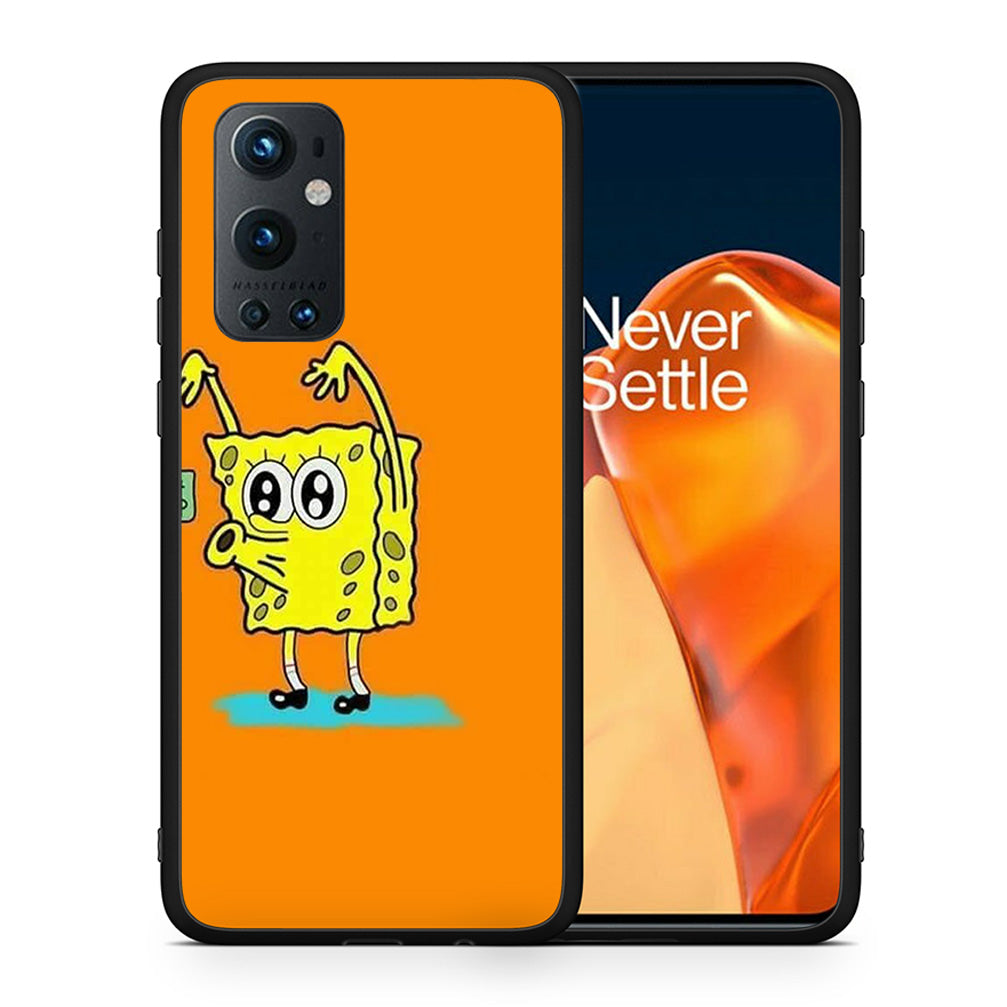 Θήκη Αγίου Βαλεντίνου OnePlus 9 Pro No Money 2 από τη Smartfits με σχέδιο στο πίσω μέρος και μαύρο περίβλημα | OnePlus 9 Pro No Money 2 case with colorful back and black bezels
