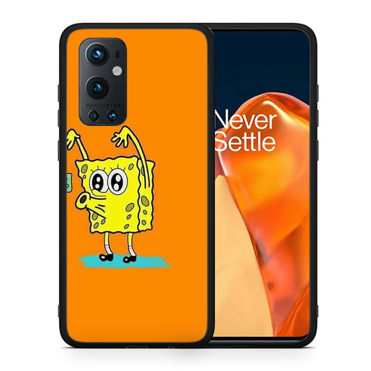 Θήκη Αγίου Βαλεντίνου OnePlus 9 Pro No Money 2 από τη Smartfits με σχέδιο στο πίσω μέρος και μαύρο περίβλημα | OnePlus 9 Pro No Money 2 case with colorful back and black bezels