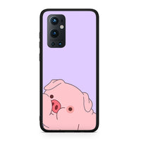 Thumbnail for OnePlus 9 Pro Pig Love 2 Θήκη Αγίου Βαλεντίνου από τη Smartfits με σχέδιο στο πίσω μέρος και μαύρο περίβλημα | Smartphone case with colorful back and black bezels by Smartfits