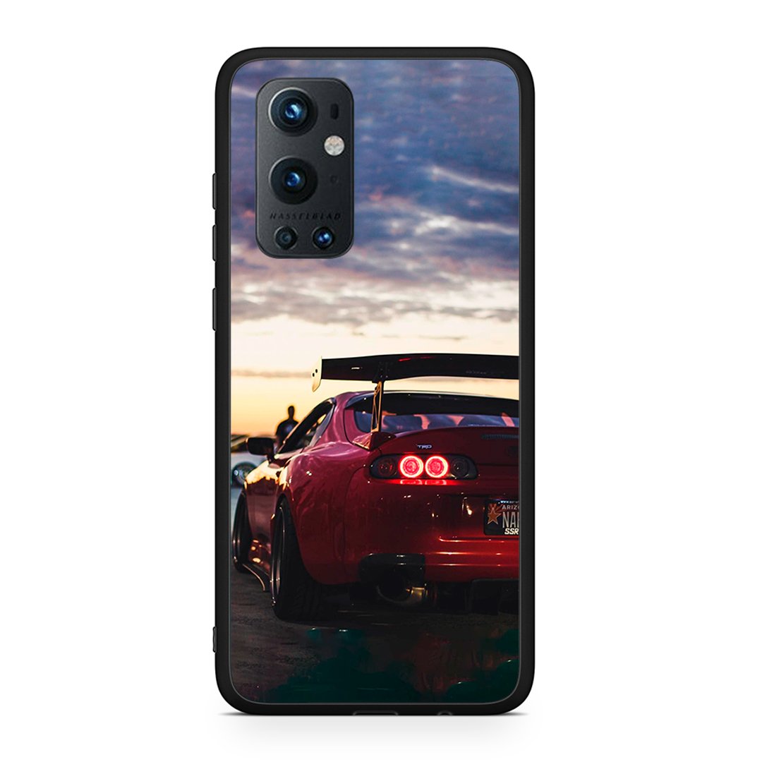 OnePlus 9 Pro Racing Supra θήκη από τη Smartfits με σχέδιο στο πίσω μέρος και μαύρο περίβλημα | Smartphone case with colorful back and black bezels by Smartfits