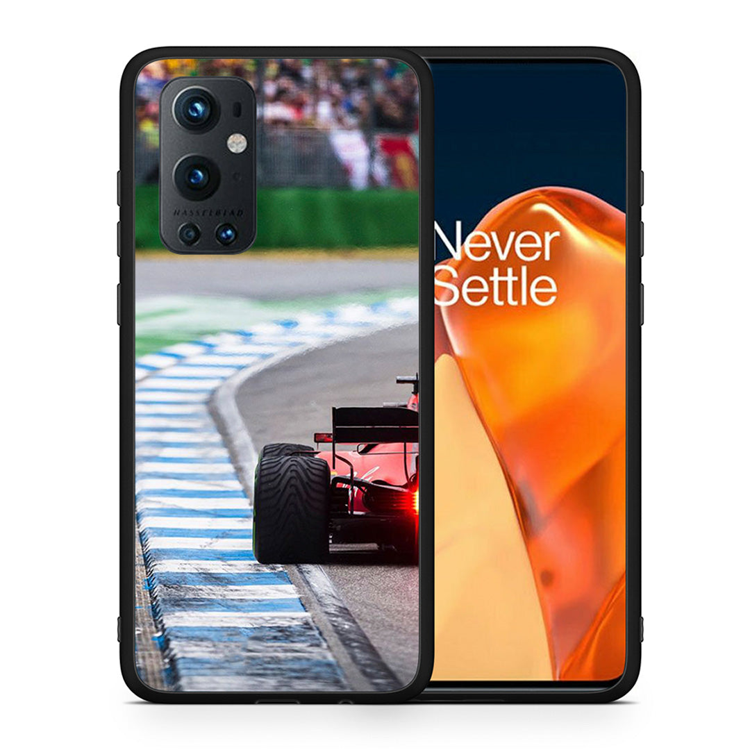 Θήκη OnePlus 9 Pro Racing Vibes από τη Smartfits με σχέδιο στο πίσω μέρος και μαύρο περίβλημα | OnePlus 9 Pro Racing Vibes case with colorful back and black bezels