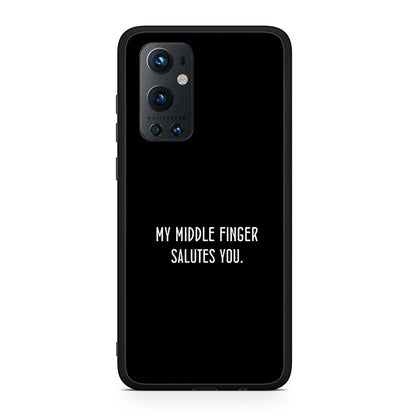 OnePlus 9 Pro Salute θήκη από τη Smartfits με σχέδιο στο πίσω μέρος και μαύρο περίβλημα | Smartphone case with colorful back and black bezels by Smartfits
