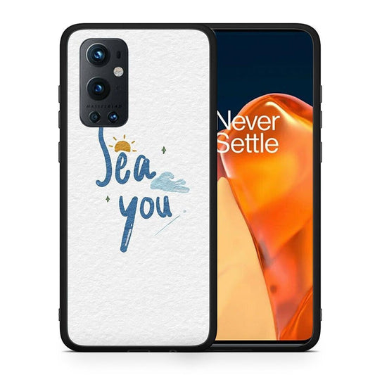 Θήκη OnePlus 9 Pro Sea You από τη Smartfits με σχέδιο στο πίσω μέρος και μαύρο περίβλημα | OnePlus 9 Pro Sea You case with colorful back and black bezels