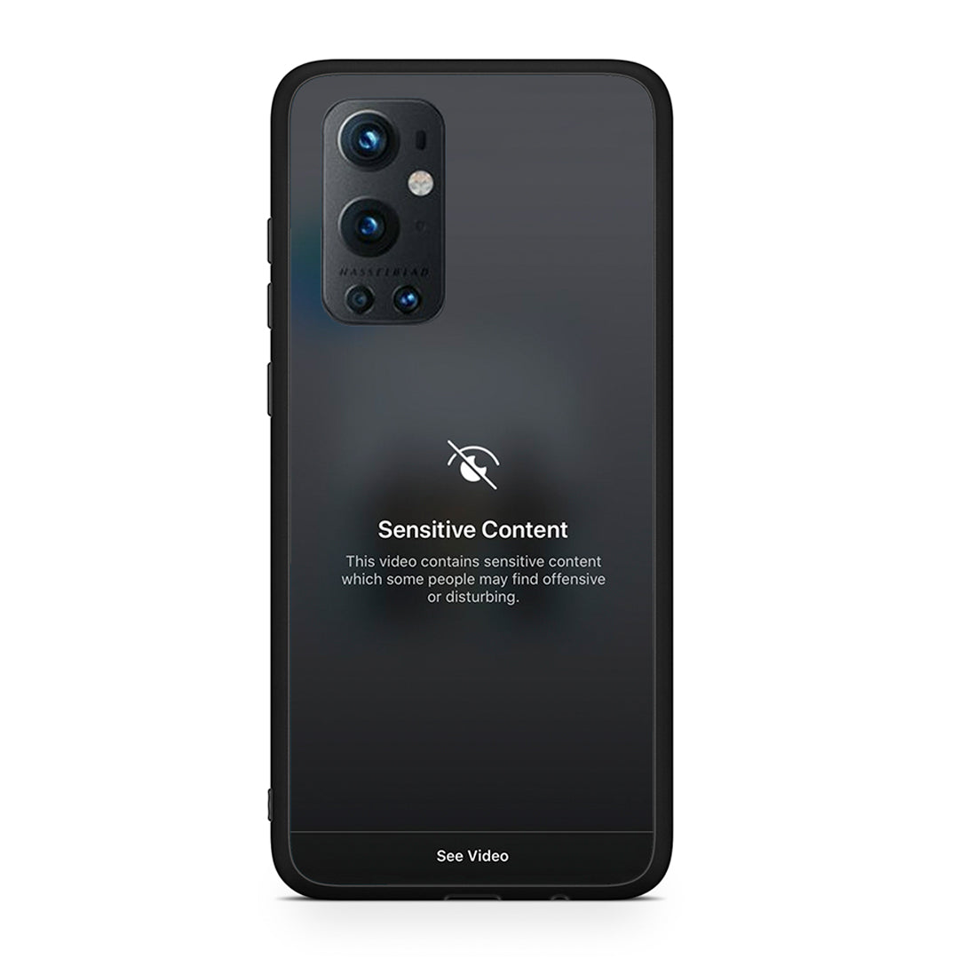 OnePlus 9 Pro Sensitive Content θήκη από τη Smartfits με σχέδιο στο πίσω μέρος και μαύρο περίβλημα | Smartphone case with colorful back and black bezels by Smartfits