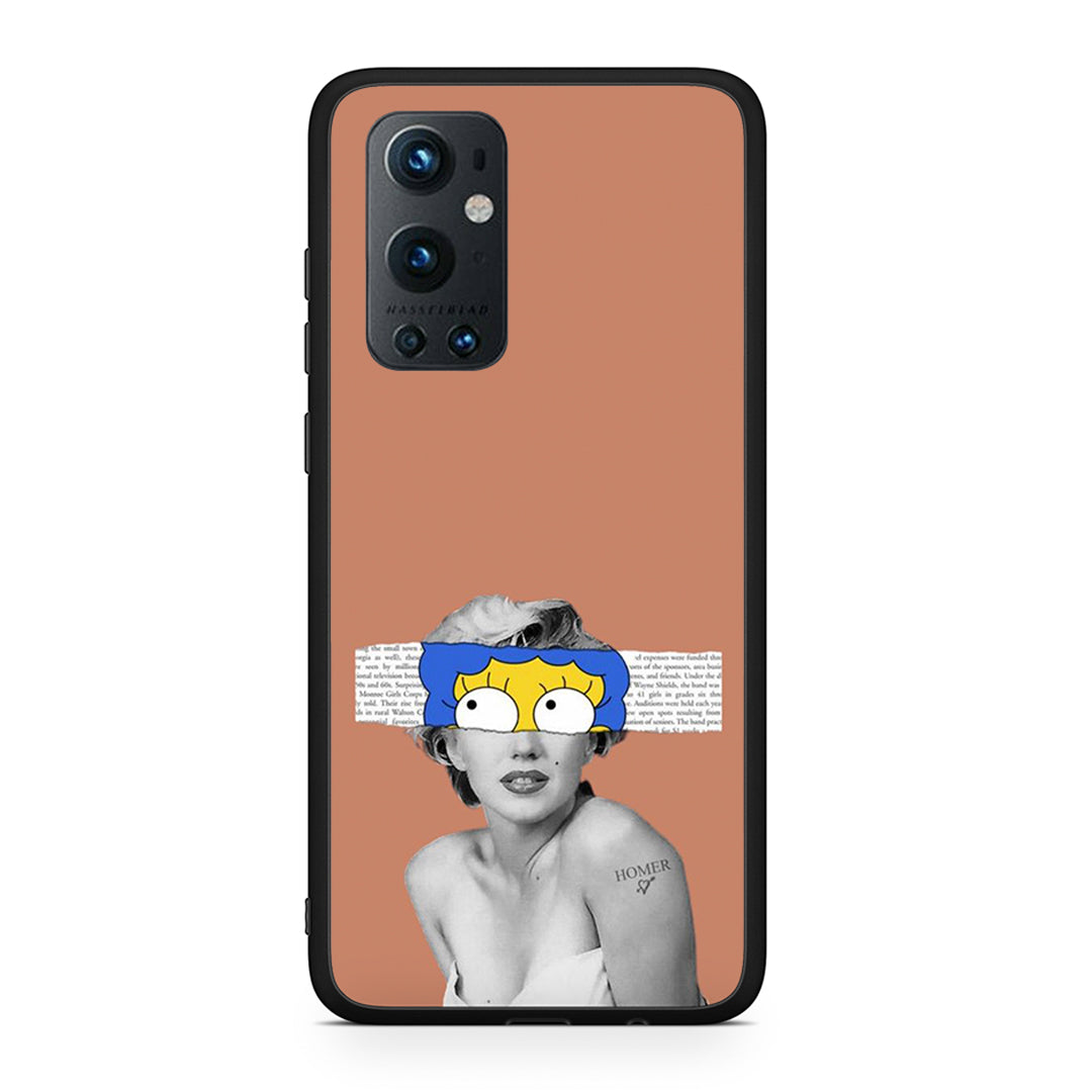 OnePlus 9 Pro Sim Merilyn θήκη από τη Smartfits με σχέδιο στο πίσω μέρος και μαύρο περίβλημα | Smartphone case with colorful back and black bezels by Smartfits