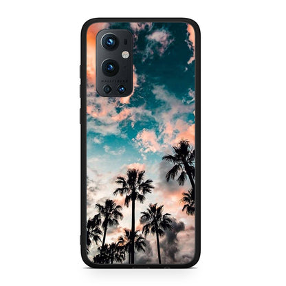 OnePlus 9 Pro Summer Sky θήκη από τη Smartfits με σχέδιο στο πίσω μέρος και μαύρο περίβλημα | Smartphone case with colorful back and black bezels by Smartfits
