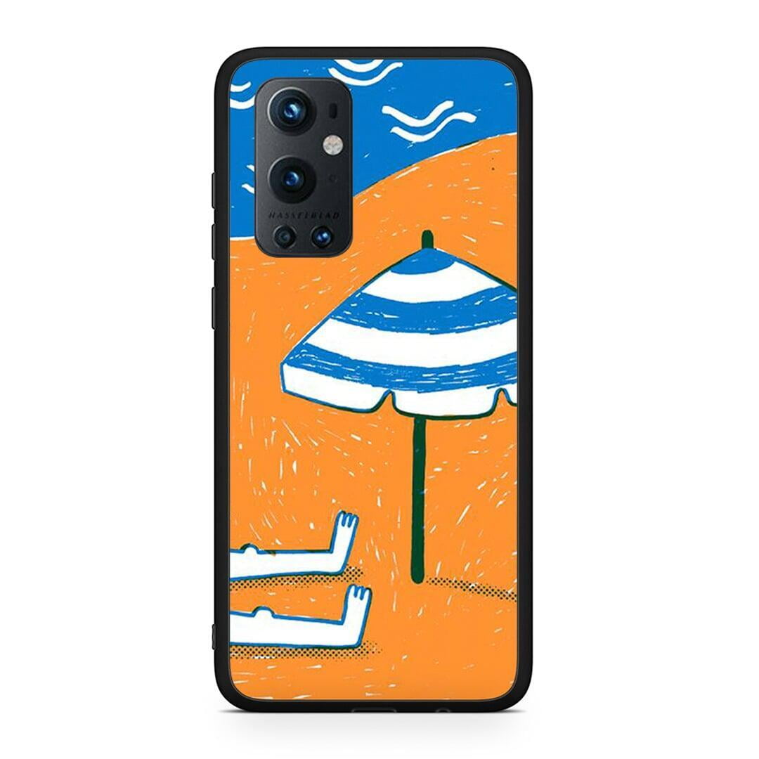 OnePlus 9 Pro Summering Θήκη από τη Smartfits με σχέδιο στο πίσω μέρος και μαύρο περίβλημα | Smartphone case with colorful back and black bezels by Smartfits