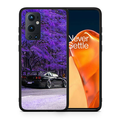 Θήκη Αγίου Βαλεντίνου OnePlus 9 Pro Super Car από τη Smartfits με σχέδιο στο πίσω μέρος και μαύρο περίβλημα | OnePlus 9 Pro Super Car case with colorful back and black bezels