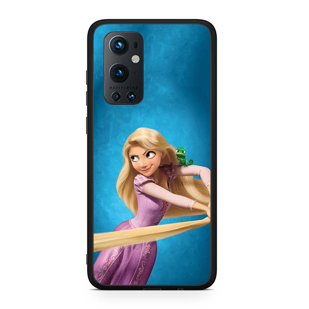 OnePlus 9 Pro Tangled 2 Θήκη Αγίου Βαλεντίνου από τη Smartfits με σχέδιο στο πίσω μέρος και μαύρο περίβλημα | Smartphone case with colorful back and black bezels by Smartfits