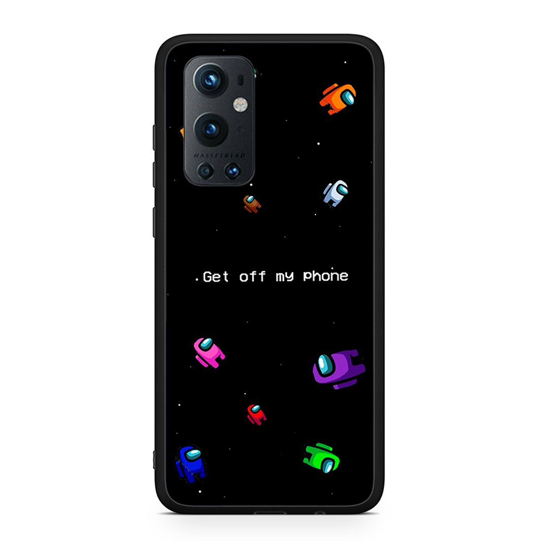 OnePlus 9 Pro AFK Text θήκη από τη Smartfits με σχέδιο στο πίσω μέρος και μαύρο περίβλημα | Smartphone case with colorful back and black bezels by Smartfits