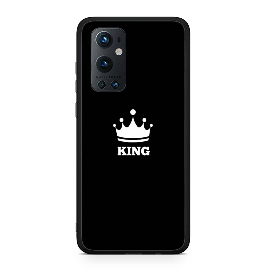 OnePlus 9 Pro King Valentine θήκη από τη Smartfits με σχέδιο στο πίσω μέρος και μαύρο περίβλημα | Smartphone case with colorful back and black bezels by Smartfits