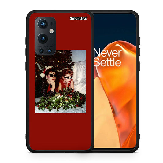 Θήκη OnePlus 9 Pro Waiting For Xmas από τη Smartfits με σχέδιο στο πίσω μέρος και μαύρο περίβλημα | OnePlus 9 Pro Waiting For Xmas case with colorful back and black bezels