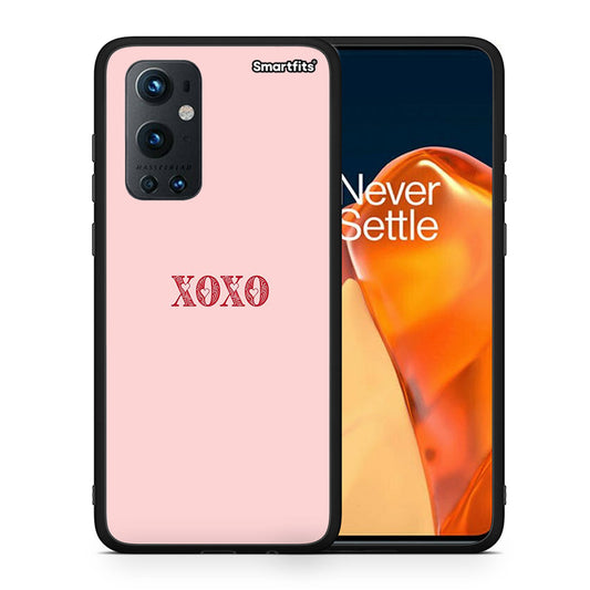 Θήκη OnePlus 9 Pro XOXO Love από τη Smartfits με σχέδιο στο πίσω μέρος και μαύρο περίβλημα | OnePlus 9 Pro XOXO Love case with colorful back and black bezels