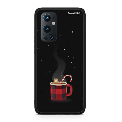 OnePlus 9 Pro Xmas Bathing θήκη από τη Smartfits με σχέδιο στο πίσω μέρος και μαύρο περίβλημα | Smartphone case with colorful back and black bezels by Smartfits