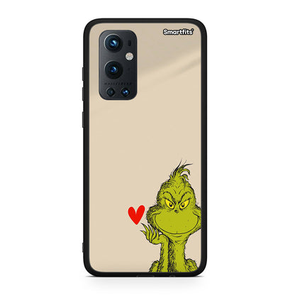 OnePlus 9 Pro Xmas Grinch θήκη από τη Smartfits με σχέδιο στο πίσω μέρος και μαύρο περίβλημα | Smartphone case with colorful back and black bezels by Smartfits