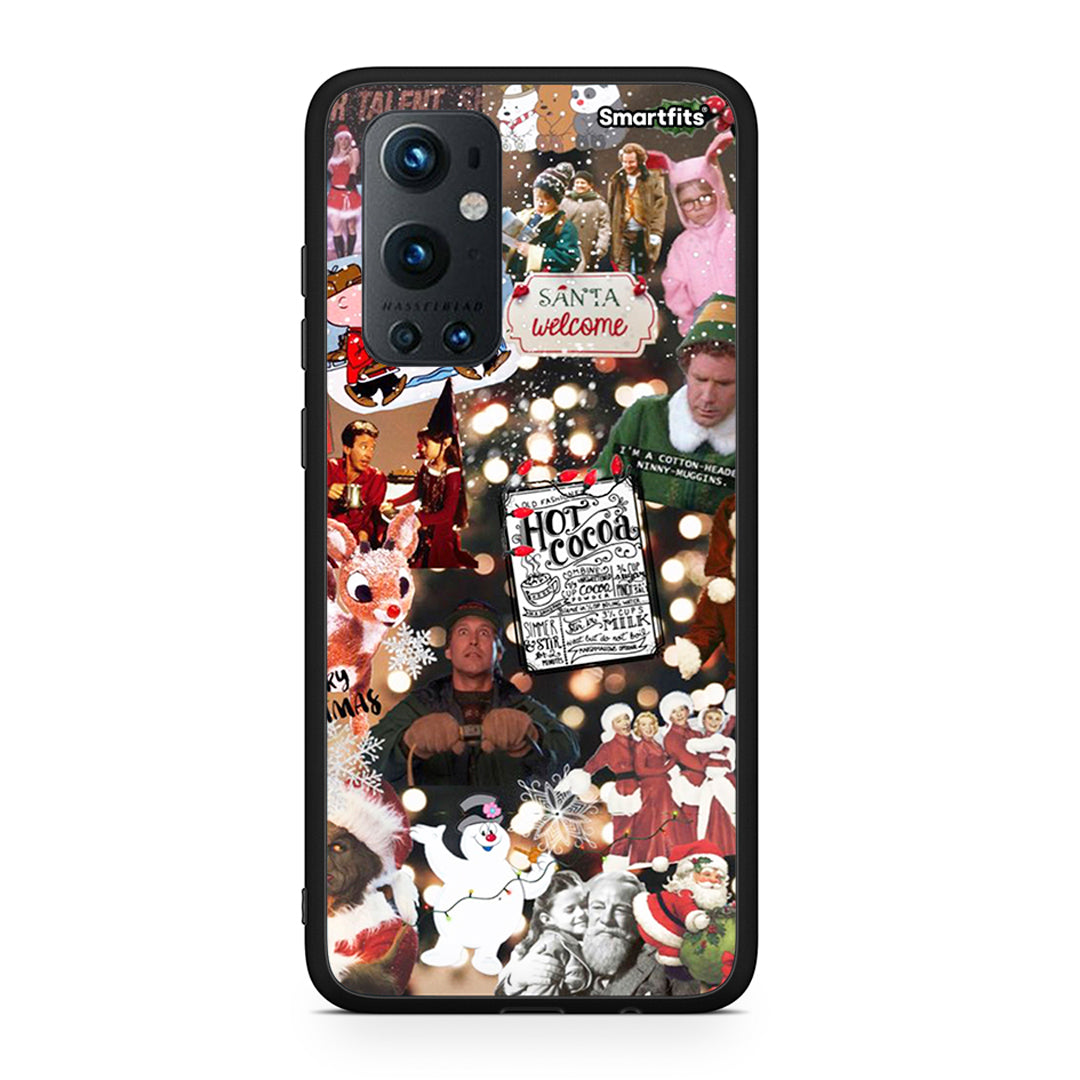 OnePlus 9 Pro Xmas Movies θήκη από τη Smartfits με σχέδιο στο πίσω μέρος και μαύρο περίβλημα | Smartphone case with colorful back and black bezels by Smartfits