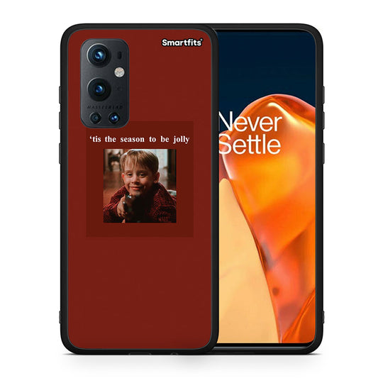 Θήκη OnePlus 9 Pro Xmas Ultimate Spirit από τη Smartfits με σχέδιο στο πίσω μέρος και μαύρο περίβλημα | OnePlus 9 Pro Xmas Ultimate Spirit case with colorful back and black bezels