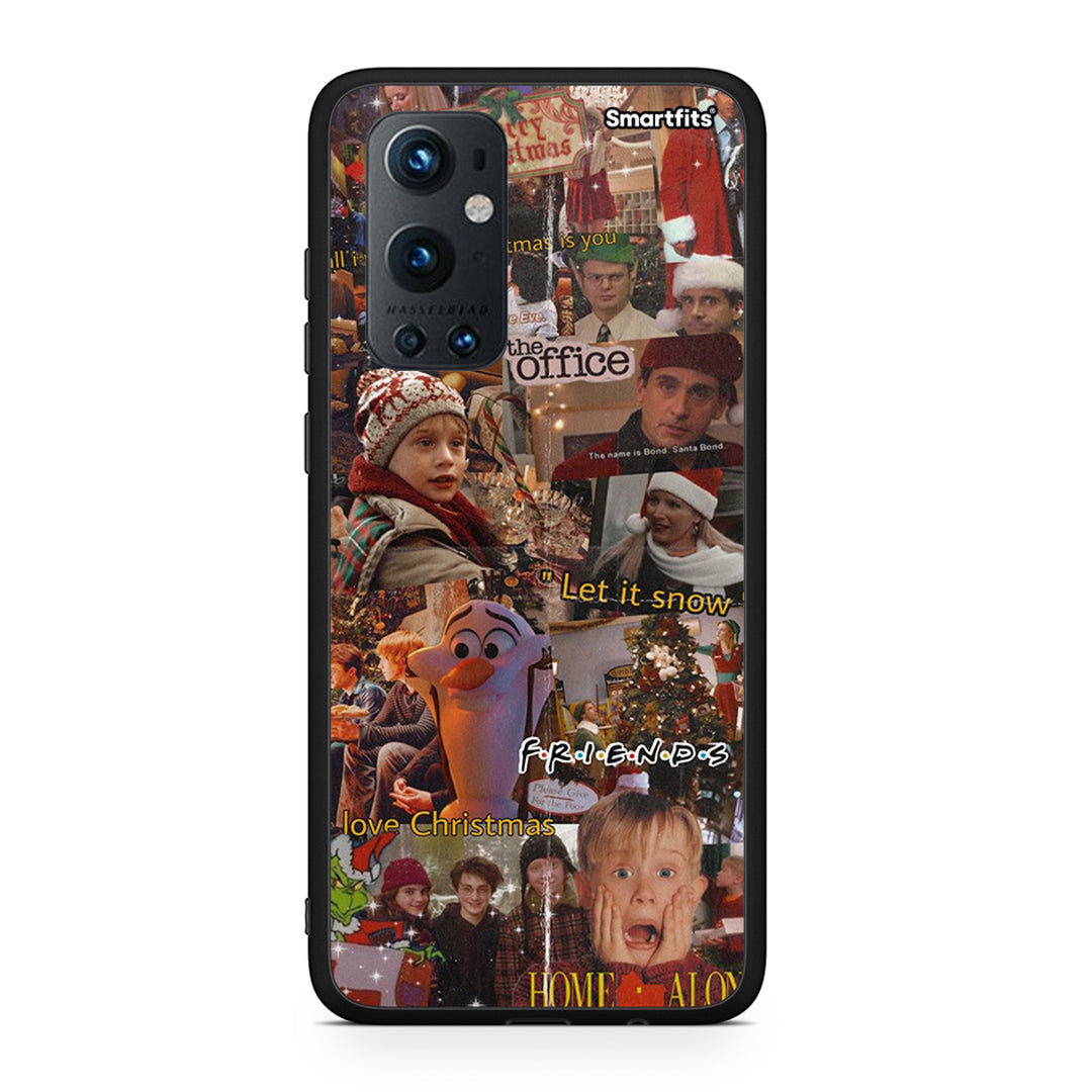 OnePlus 9 Pro Xmas Wishes θήκη από τη Smartfits με σχέδιο στο πίσω μέρος και μαύρο περίβλημα | Smartphone case with colorful back and black bezels by Smartfits
