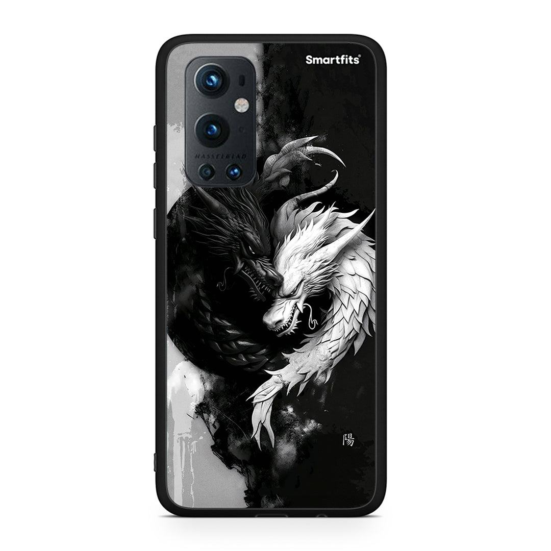 OnePlus 9 Pro Yin Yang Θήκη από τη Smartfits με σχέδιο στο πίσω μέρος και μαύρο περίβλημα | Smartphone case with colorful back and black bezels by Smartfits