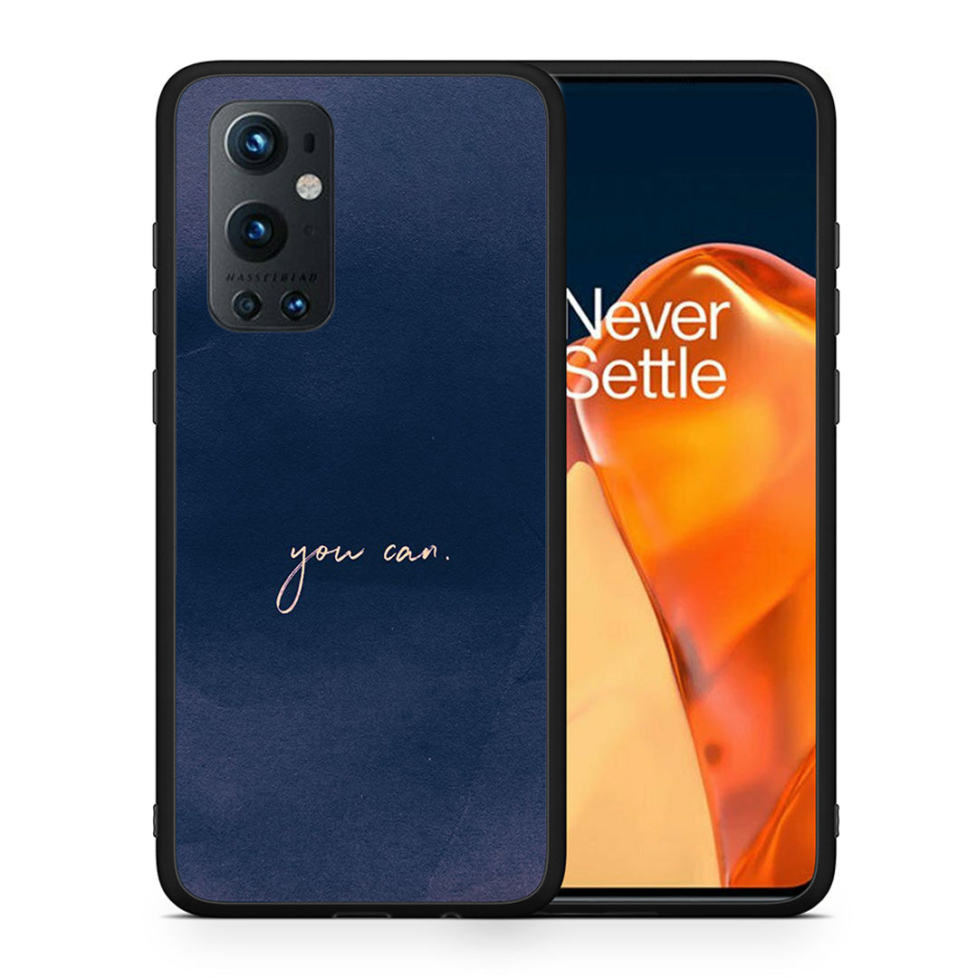 Θήκη OnePlus 9 Pro You Can από τη Smartfits με σχέδιο στο πίσω μέρος και μαύρο περίβλημα | OnePlus 9 Pro You Can case with colorful back and black bezels