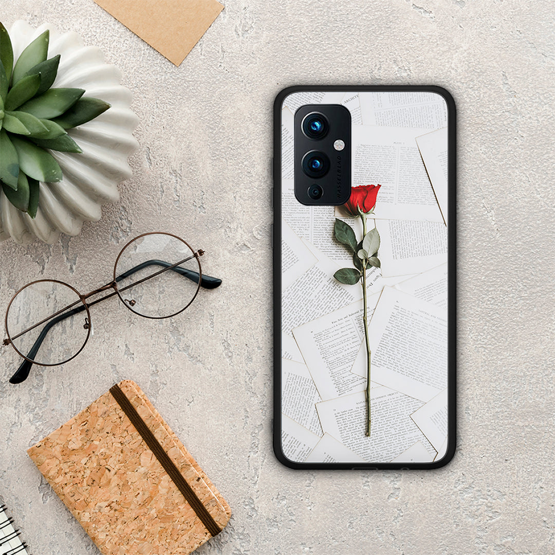Red Rose - OnePlus 9 θήκη