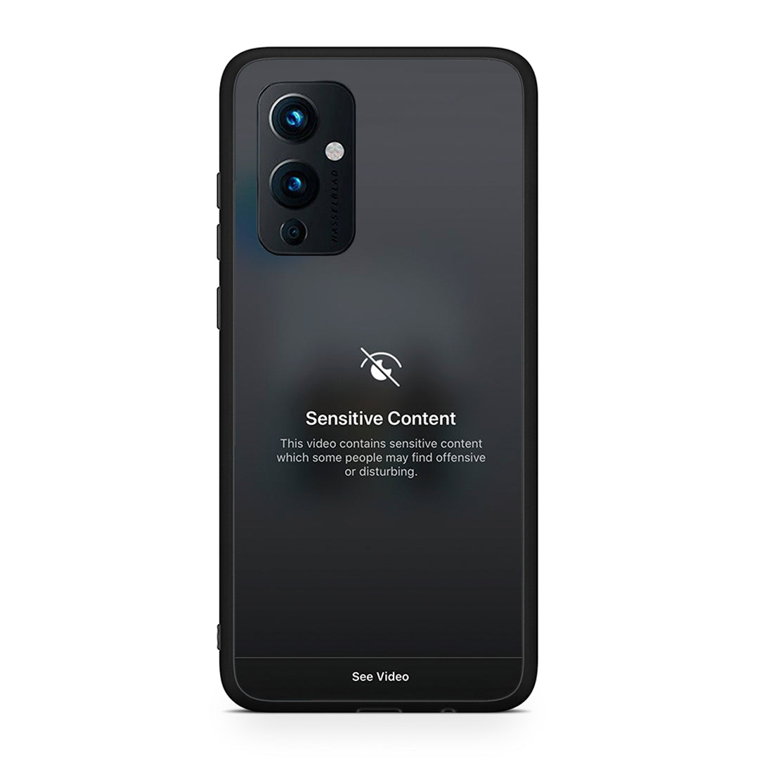 OnePlus 9 Sensitive Content θήκη από τη Smartfits με σχέδιο στο πίσω μέρος και μαύρο περίβλημα | Smartphone case with colorful back and black bezels by Smartfits