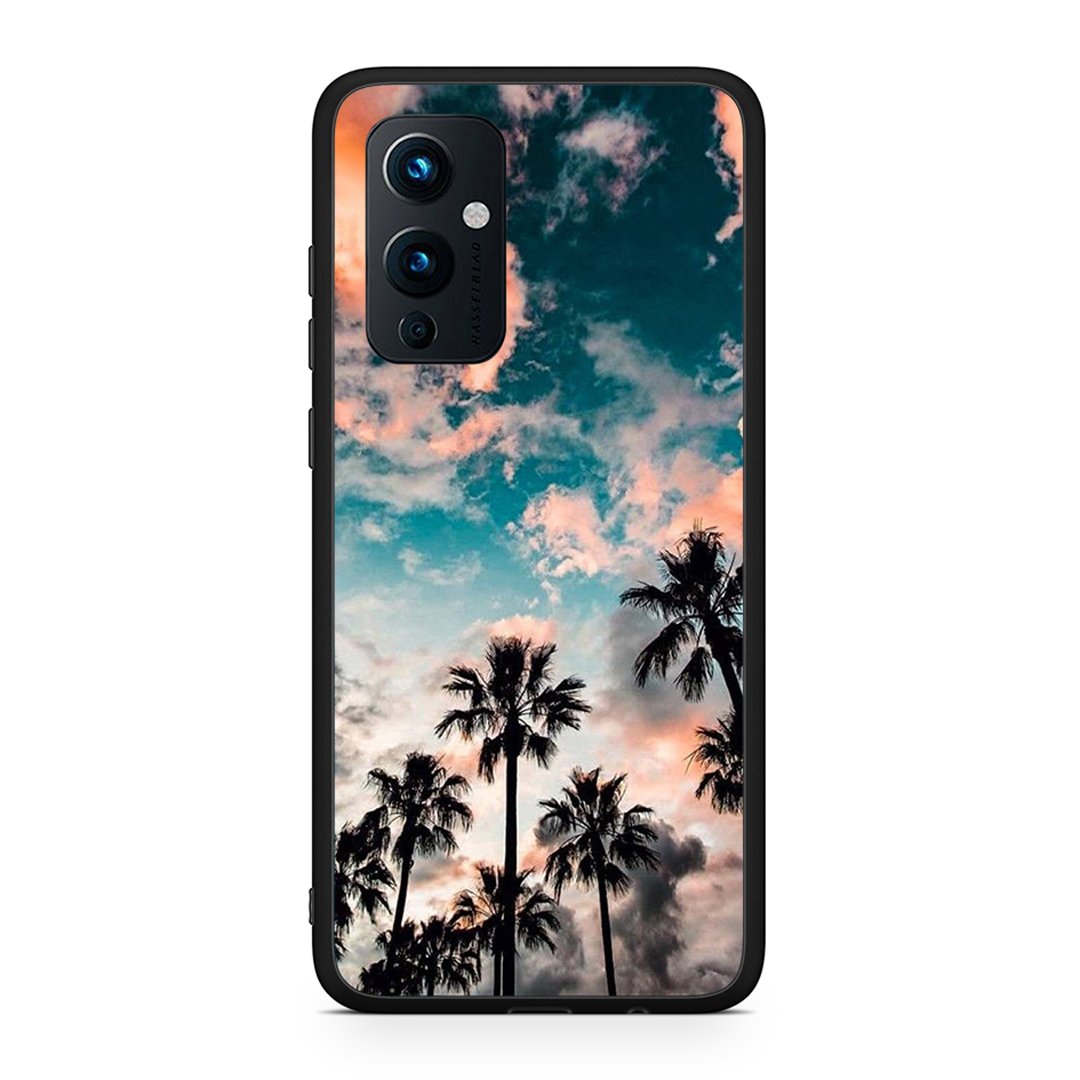 OnePlus 9 Summer Sky θήκη από τη Smartfits με σχέδιο στο πίσω μέρος και μαύρο περίβλημα | Smartphone case with colorful back and black bezels by Smartfits