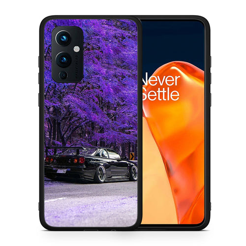 Θήκη Αγίου Βαλεντίνου OnePlus 9 Super Car από τη Smartfits με σχέδιο στο πίσω μέρος και μαύρο περίβλημα | OnePlus 9 Super Car case with colorful back and black bezels