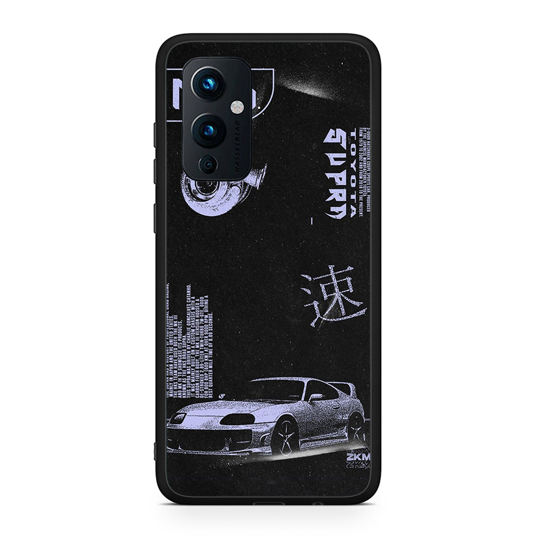 OnePlus 9 Tokyo Drift Θήκη Αγίου Βαλεντίνου από τη Smartfits με σχέδιο στο πίσω μέρος και μαύρο περίβλημα | Smartphone case with colorful back and black bezels by Smartfits