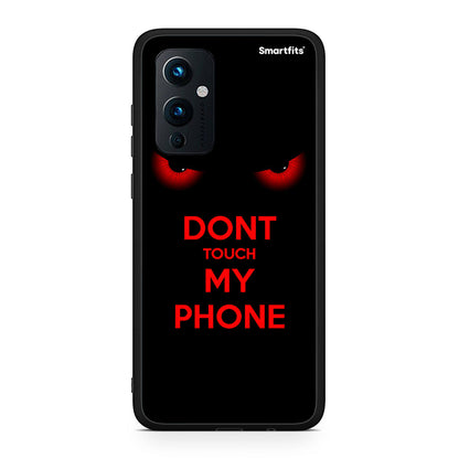 OnePlus 9 Touch My Phone Θήκη από τη Smartfits με σχέδιο στο πίσω μέρος και μαύρο περίβλημα | Smartphone case with colorful back and black bezels by Smartfits