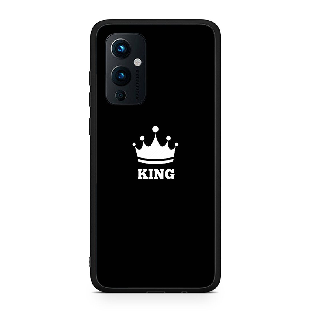 OnePlus 9 King Valentine θήκη από τη Smartfits με σχέδιο στο πίσω μέρος και μαύρο περίβλημα | Smartphone case with colorful back and black bezels by Smartfits
