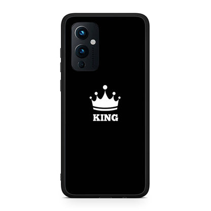 OnePlus 9 King Valentine θήκη από τη Smartfits με σχέδιο στο πίσω μέρος και μαύρο περίβλημα | Smartphone case with colorful back and black bezels by Smartfits