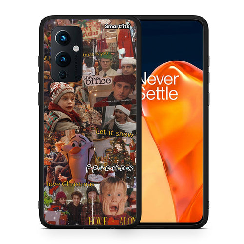 Θήκη OnePlus 9 Xmas Wishes από τη Smartfits με σχέδιο στο πίσω μέρος και μαύρο περίβλημα | OnePlus 9 Xmas Wishes case with colorful back and black bezels
